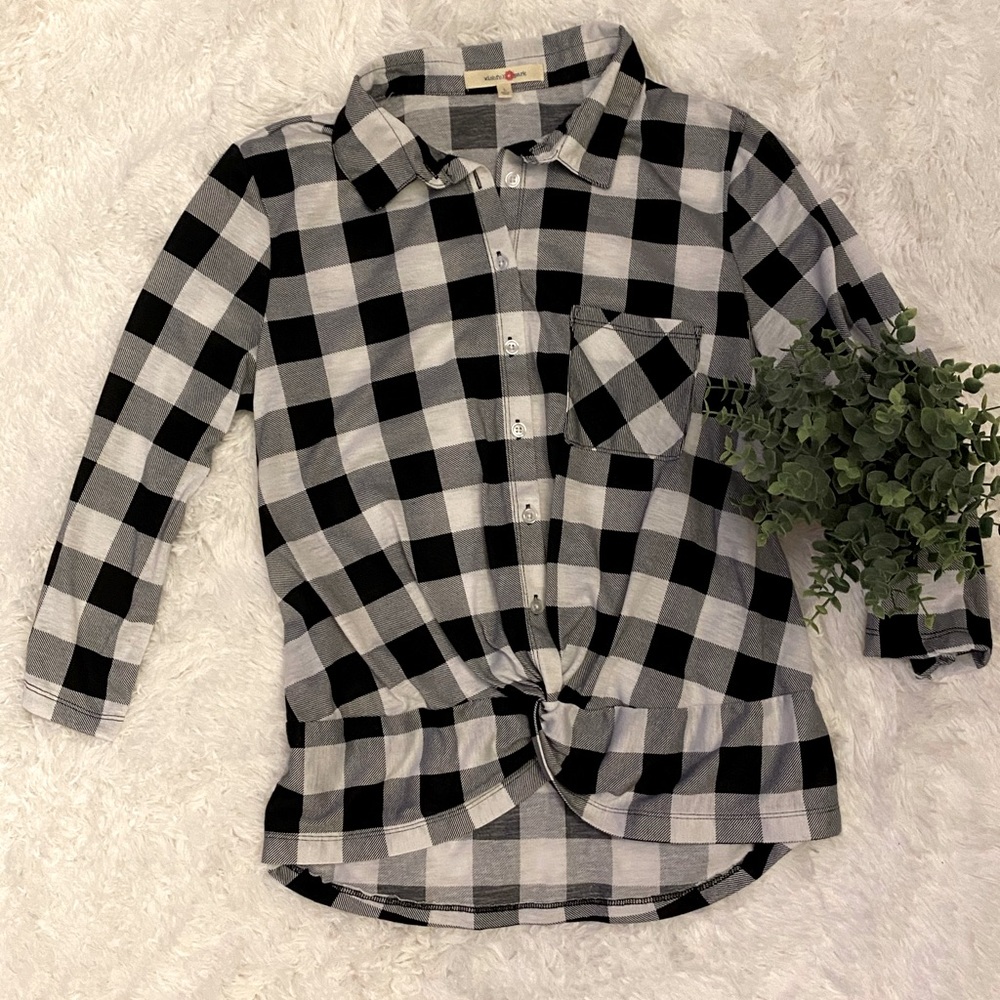 Buffalo Check High-Low Flannel